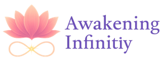 Glowing Awakening Infinity logo optimized for high-resolution mobile screens